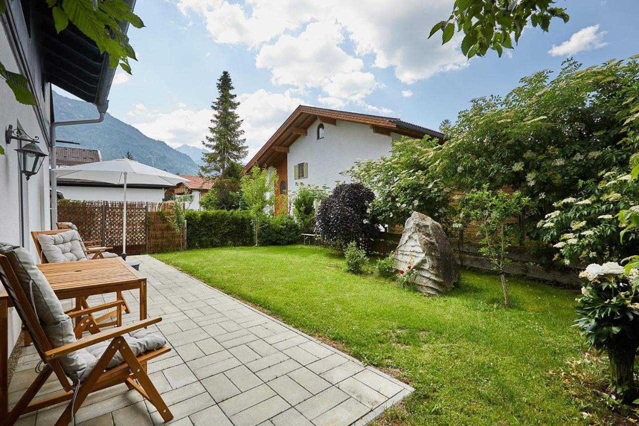Ferienwohnung Zum Steingarten Krün Exterior foto