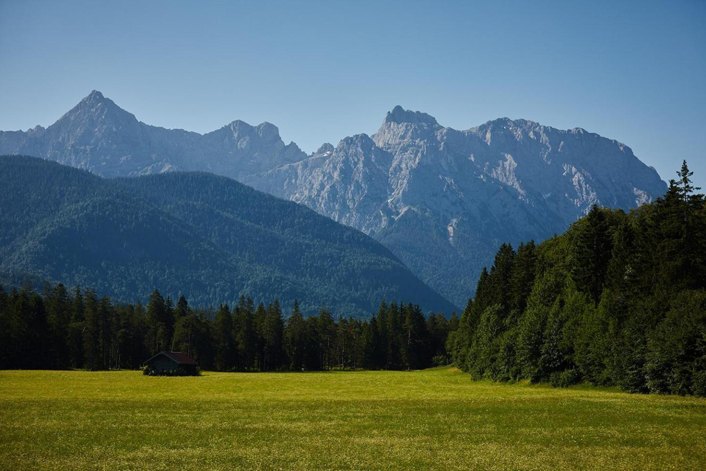 Ferienwohnung Zum Steingarten Krün Exterior foto